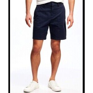 OLD NAVY NWT Mens Ultimate Slim SHORTS Size 44 Navy Blue FLEX Dressy NEW